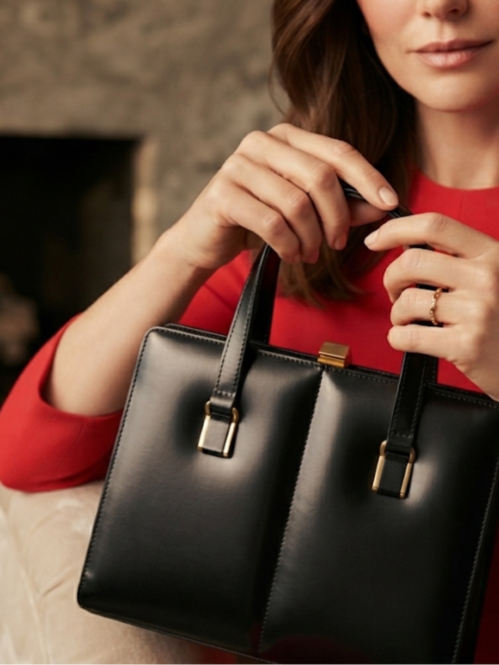 Dofan France Leather Handbag